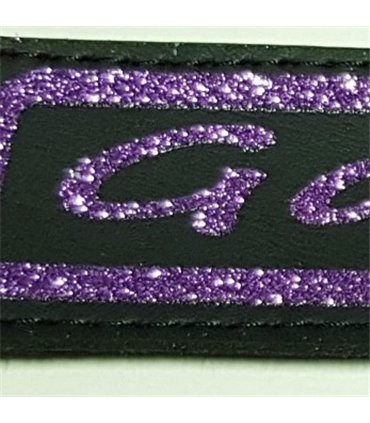Collar galgo y whippet  negro  personalizado en diferentes medidas y colores , glitter o neón.  Para galgo, whippet y piccolo,