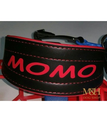 Collar whippet  cuero Neon. Varios colores