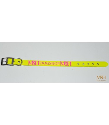 Collar perro personalizado de polithane flex tacto suave en varias medidas y colores