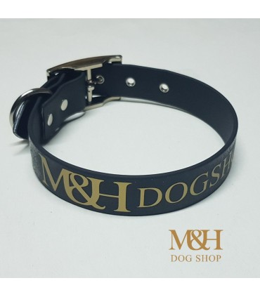 Collar perro personalizado de polithane flex tacto suave en varias medidas y colores