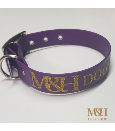 Collar perro personalizado de polithane flex tacto suave en varias medidas y colores