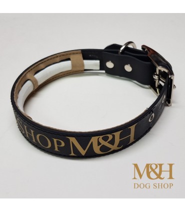 Collar perro personalizado con funda para collar antiparasitario,  de polithane flex tacto suave en varias medidas y colores